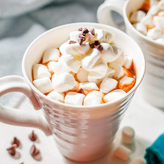 Crock pot hot chocolate