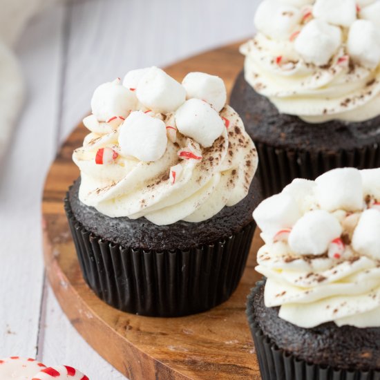 Hot Chocolate Cupcakes