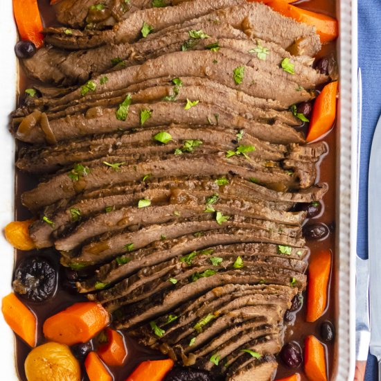 Moroccan Style Beef Brisket