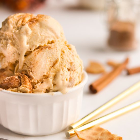 Pumpkin Snickerdoodle Ice Cream