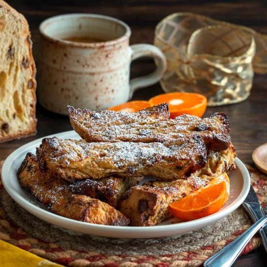 Panettone Air Fryer French Toast