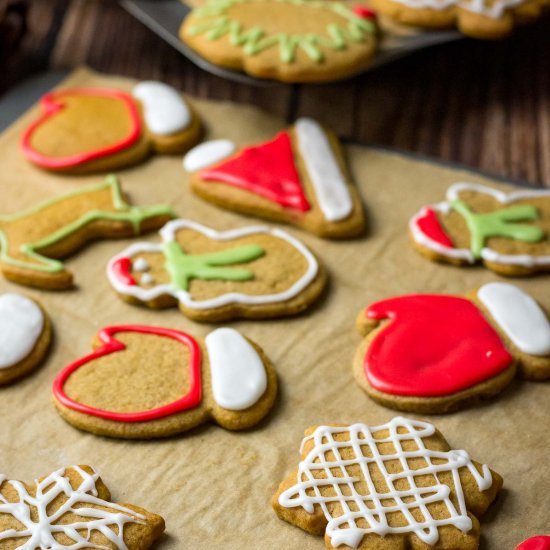 Sourdough Gingerbread Cookies