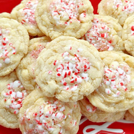 White Chocolate Peppermint Cookies