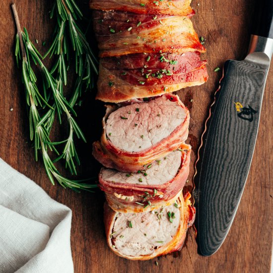 Bacon Wrapped Pork Tenderloin