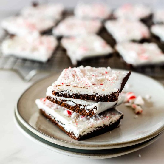 Peppermint Bark Brownies