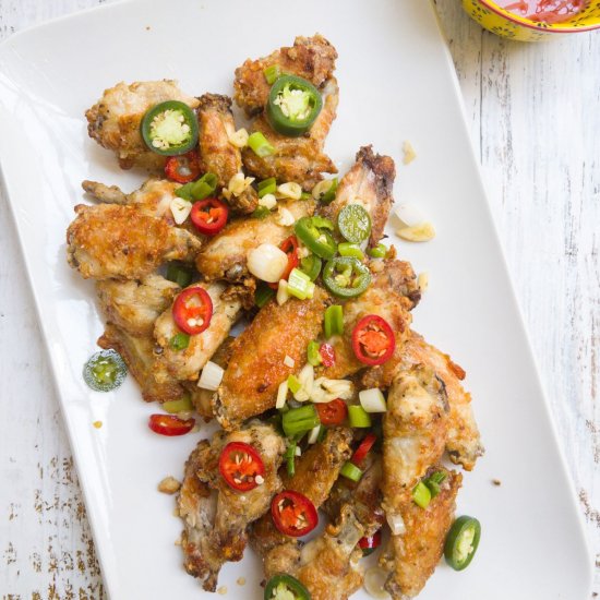 Chinese Salt & Pepper Chicken Wings