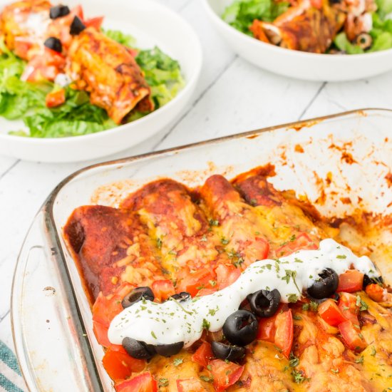 Health Chicken Enchiladas