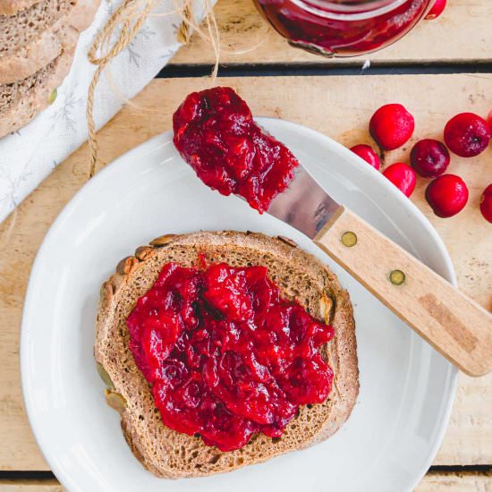 Cranberry Ginger Jam