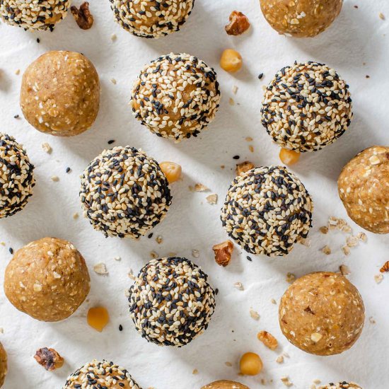 Chickpea Tahini Protein Balls