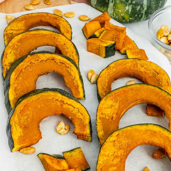 Simple Roasted Kabocha Squash