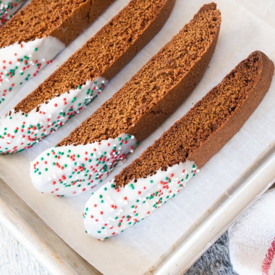 Gingerbread Biscotti