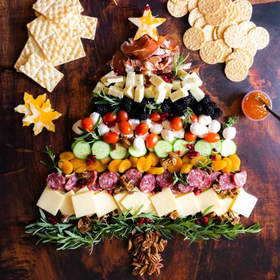 Christmas Tree Charcuterie Board