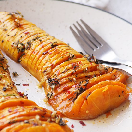 Hasselback Butternut Squash