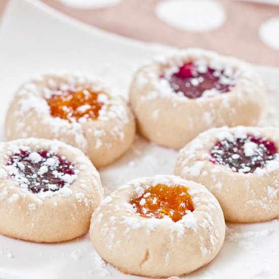 Jam Thumbprint Cookies