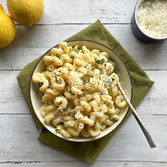 One Pot Pasta with Ricotta & Lemon