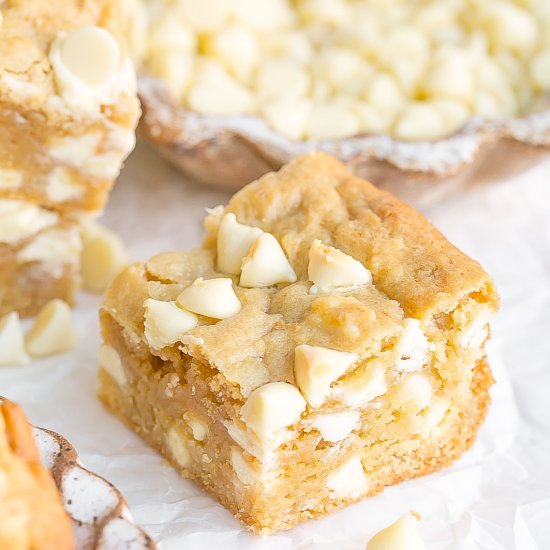 White Chocolate Blondies