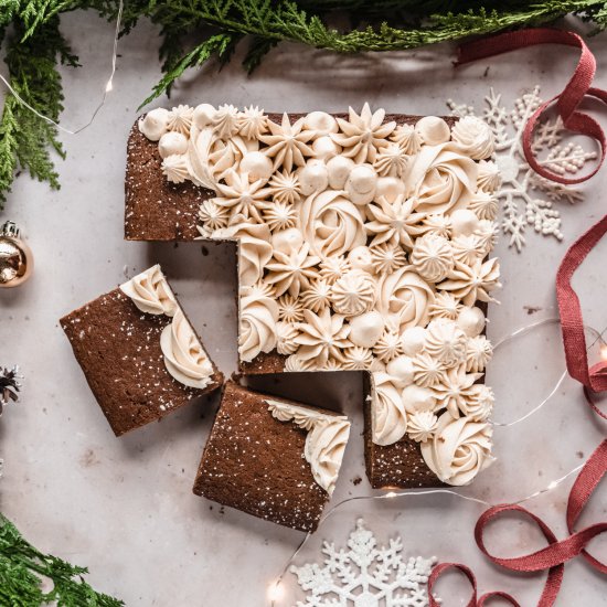 Gingerbread snack cake