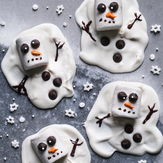 Melted Snowman White Chocolates