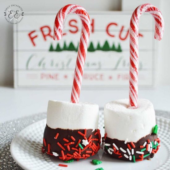 Christmas Marshmallow Pops