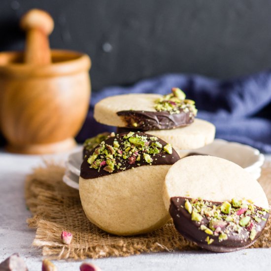 Chocolate Dipped Sugar Cookies