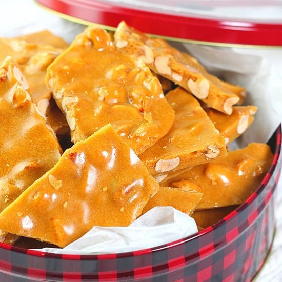 easy homemade peanut brittle