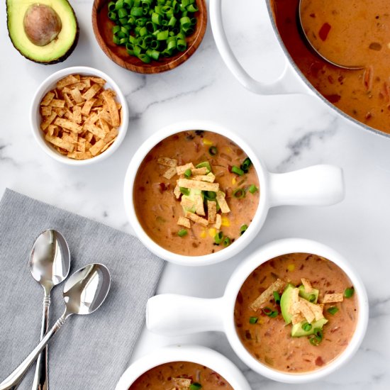 Lentil Tortilla Soup