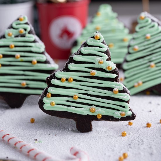 Chocolate Peppermint Christmas Tree