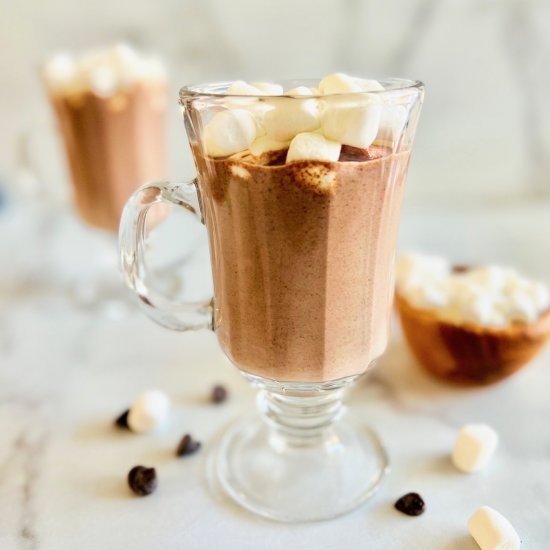 Hot Chocolate with Chocolate Chips