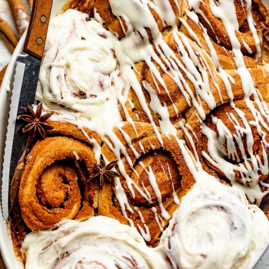 Cinnamon Rolls with Cream Cheese