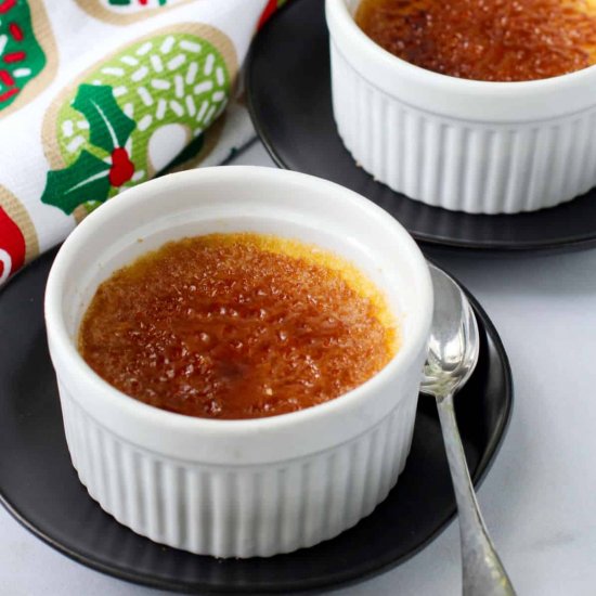 Eggnog Crème Brûlée