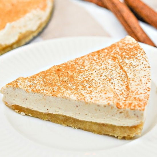 KETO EGGNOG CHEESECAKE