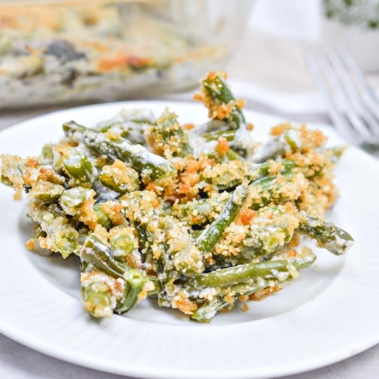 KETO CREAM CHEESE GREEN BEANS