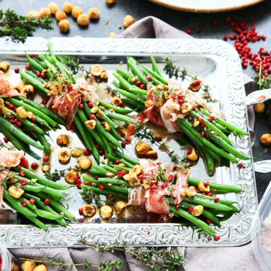 Blanched Haricots Verts and Jamón I