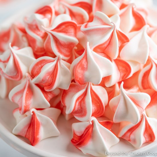 Peppermint Meringues