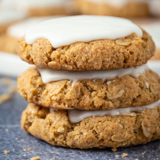 Pumpkin Spice Oatmeal Cookies