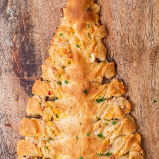 Christmas Tree Pull Apart Bread