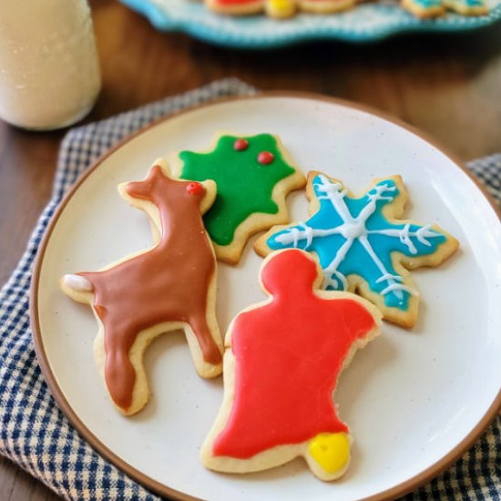 Old-Fashioned Iced Sugar Cookies