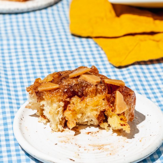 Sticky Toffee Buns (no nuts!)