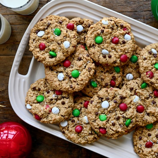 Christmas Monster Cookies