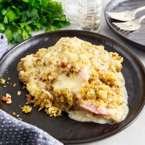 Crockpot Chicken Cordon Bleu