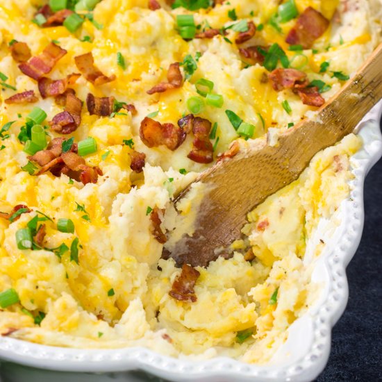 Loaded Mashed Potato Casserole