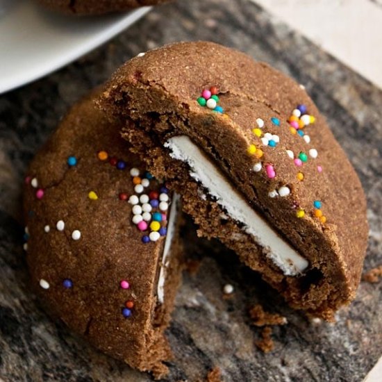 Peppermint Filled Cookies