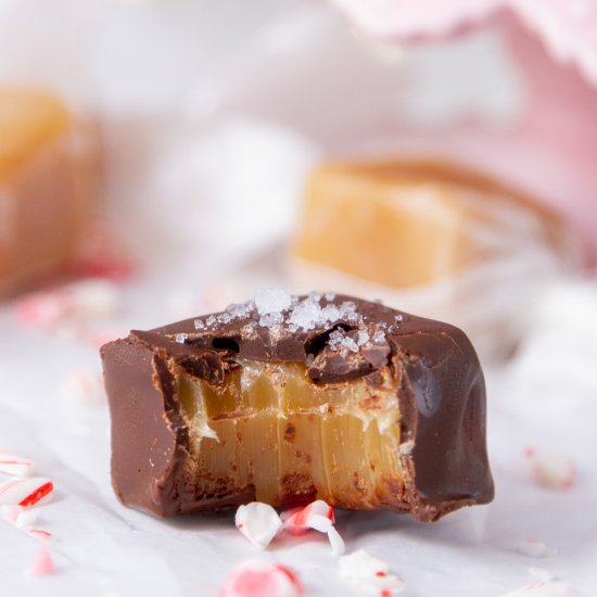 Peppermint Caramels