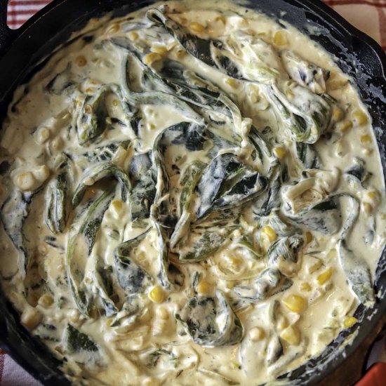 Rajas con Crema