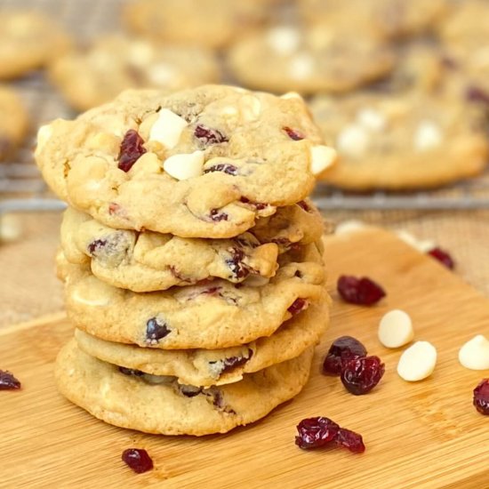 White Chocolate Cranberry Cookies