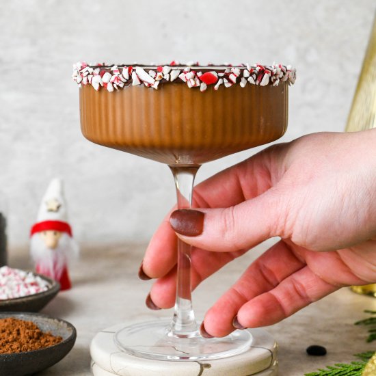 Peppermint Mocha Espresso Martini