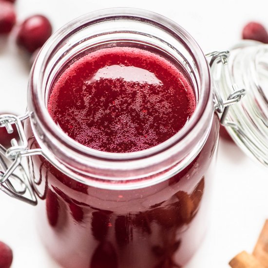 Cranberry Simple Syrup