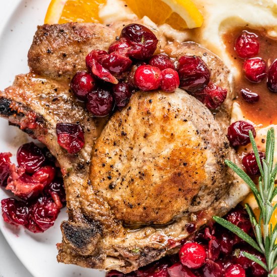 Cranberry Pork Chops