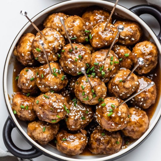 Honey Garlic Meatballs