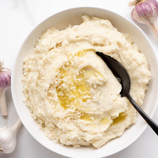 Garlic Parmesan Mashed Potatoes